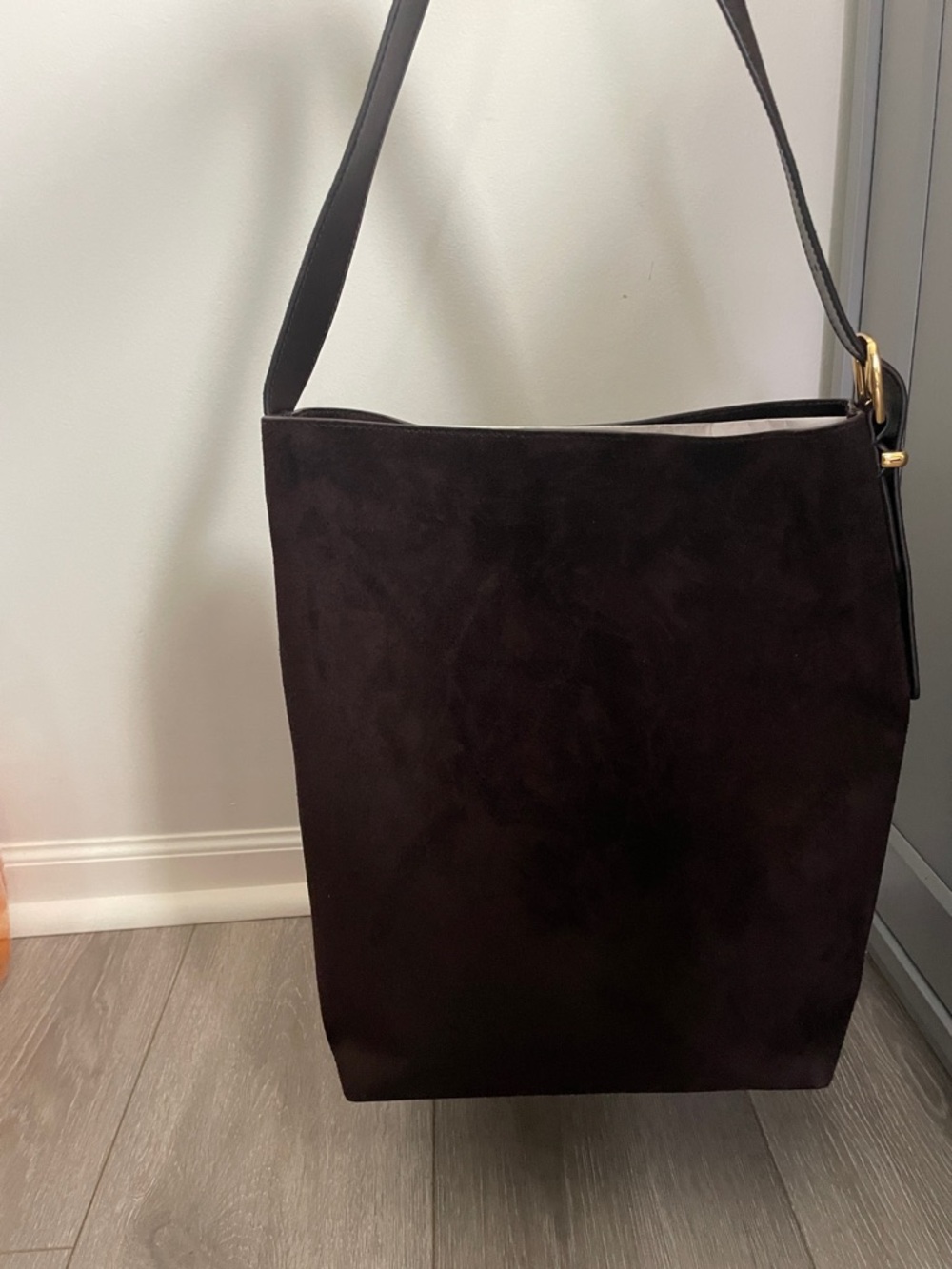 Madewell Suede Shoulder Tote - Picture 2 of 8